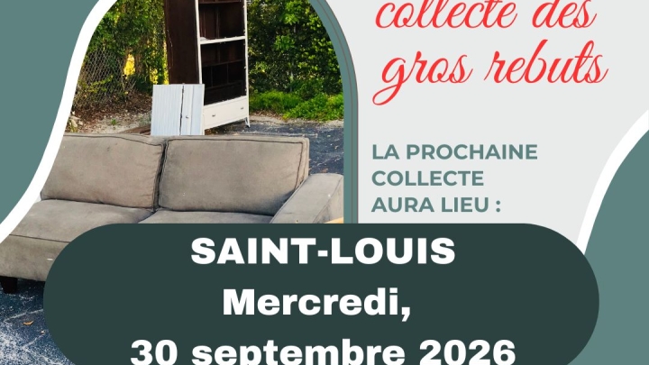 30 septembre - Collecte des gros rebuts