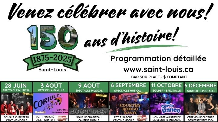 Festivités du 150e!