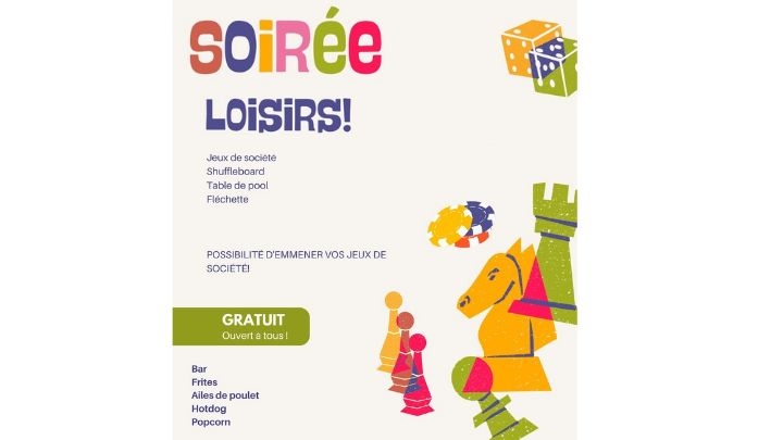 25 septembre - Soirée des loisirs