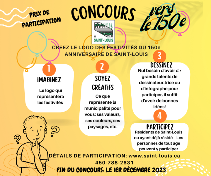 Concours: Créez le logo du 150e anniversaire de Saint-Louis