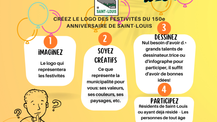 Concours: Créez le logo du 150e anniversaire de Saint-Louis