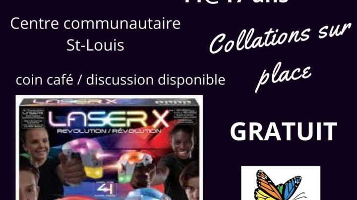 Soirée Laser Tag organisée par la MDJ