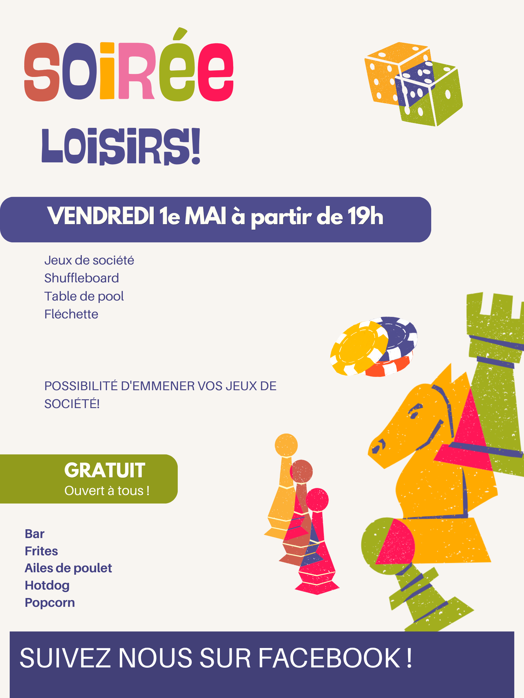 Soirée loisirs