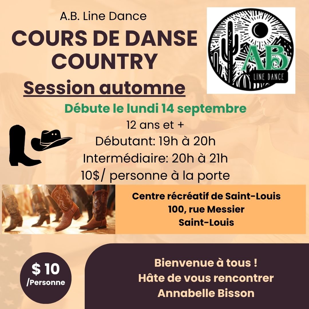 Danse country automne 2026