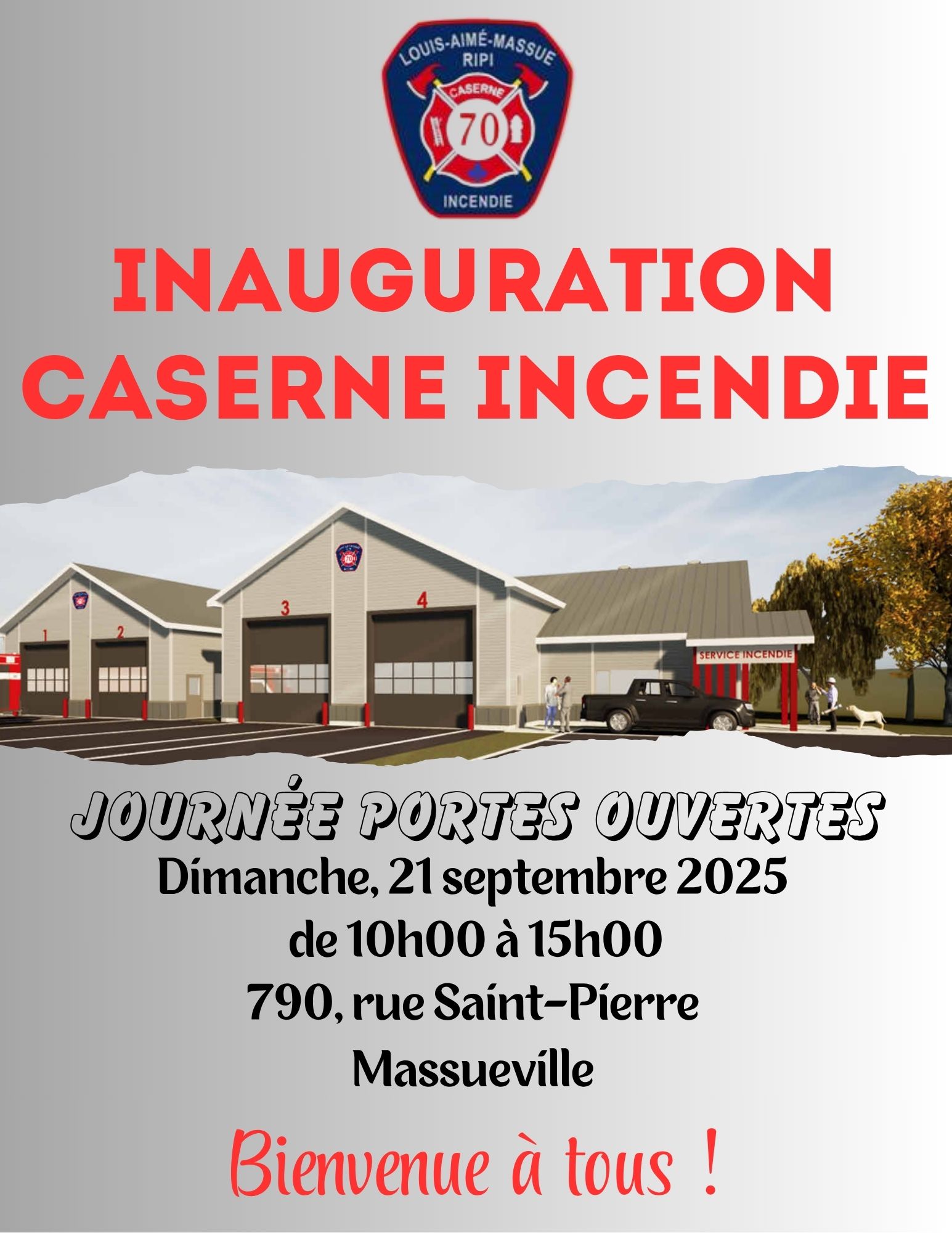 Inauguration caserne